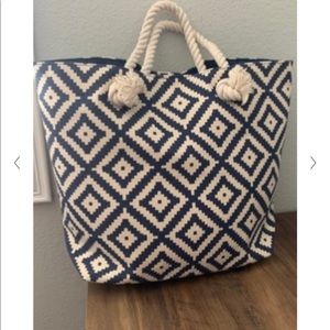 Summer & Rose Blue Diamond Tote - Great for the Beach or Shopping!